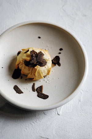 Goat’s cheese and truffle baked in pastry